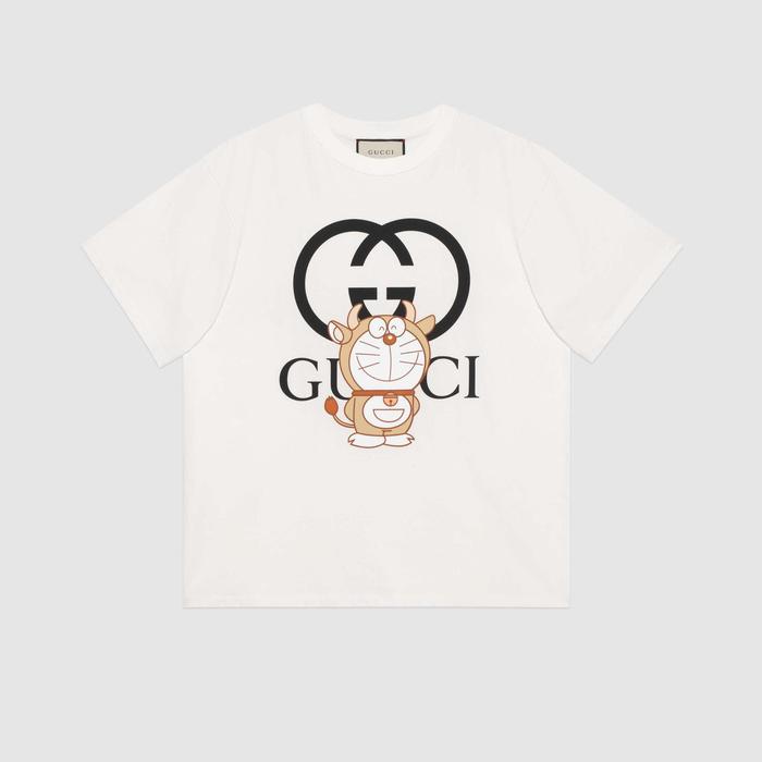 유럽직배송 구찌 GUCCI Gucci - Doraemon x Gucci oversize T-shirt 616036XJDEY9791