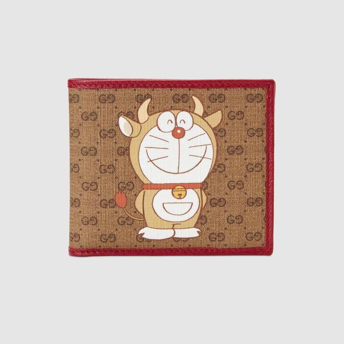 유럽직배송 구찌 GUCCI Gucci - Doraemon x Gucci bi-fold wallet 6544982T3AG9795