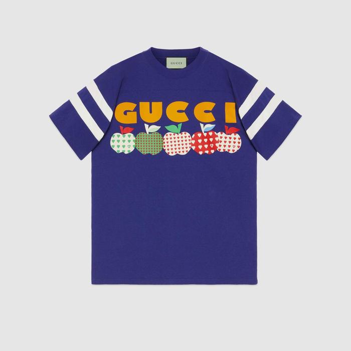 유럽직배송 구찌 GUCCI Gucci - Gucci Les Pommes T-shirt  655459XJDNF4409