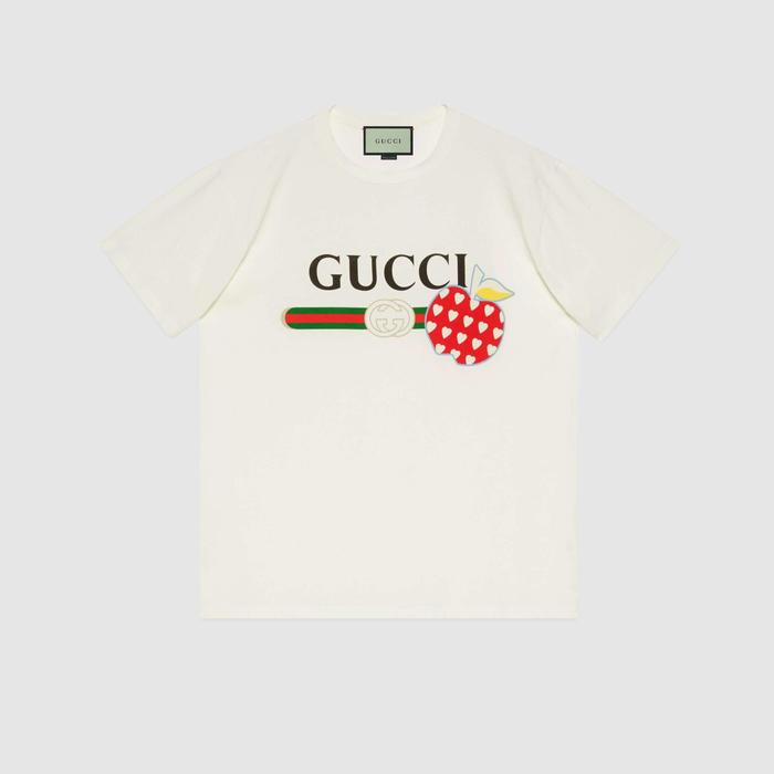 유럽직배송 구찌 GUCCI Gucci - Men&#039;s Gucci Les Pommes T-shirt  548334XJDNC9095