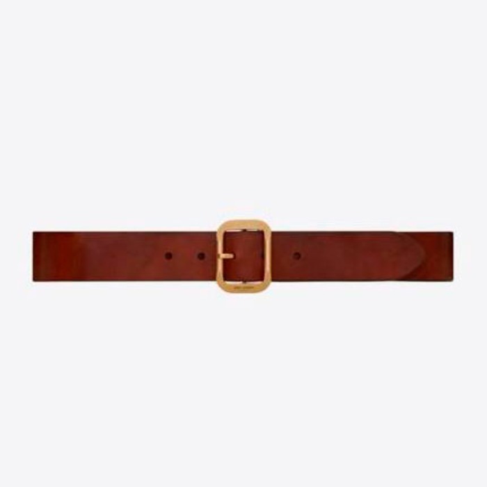 유럽직배송 입생로랑 SAINT LAURENT joe buckle belt in raw aged leather 6694870H7YW2350
