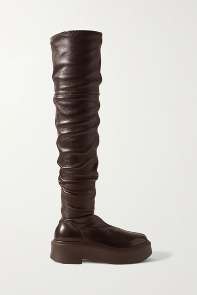유럽직배송 더로우 부츠 THE ROW Stretch-leather over-the-knee boots 32027475400275260