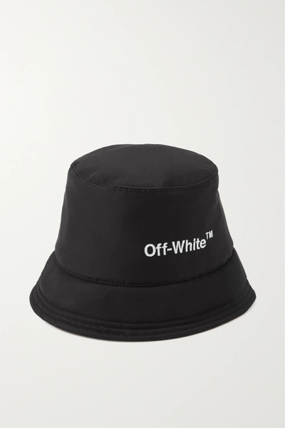 유럽직배송 오프화이트 버킷햇 OFF-WHITE Helvetica embroidered shell bucket hat 38063312419150109