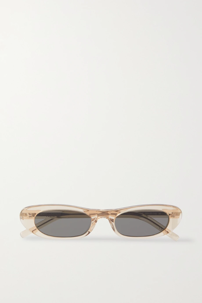 유럽직배송 생로랑 선글라스 SAINT LAURENT EYEWEAR Oval-frame acetate sunglasses 1647597289029297