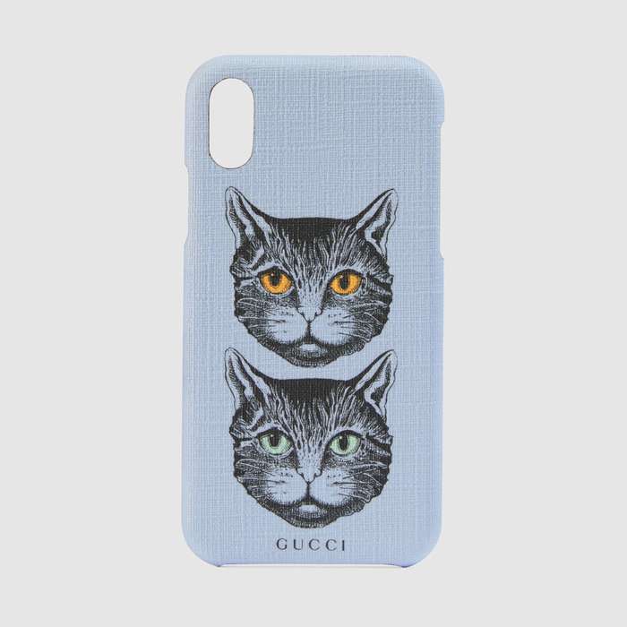 유럽직배송 구찌 GUCCI iPhone X/XS case with Mystic Cat 54888792O004522