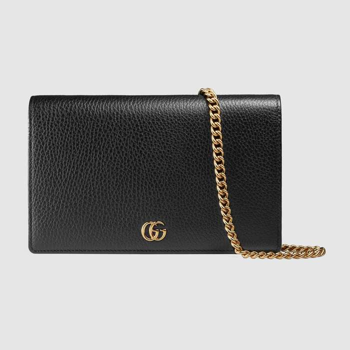 유럽직배송 구찌 GUCCI GG Marmont leather mini chain bag 497985CAO0G1000
