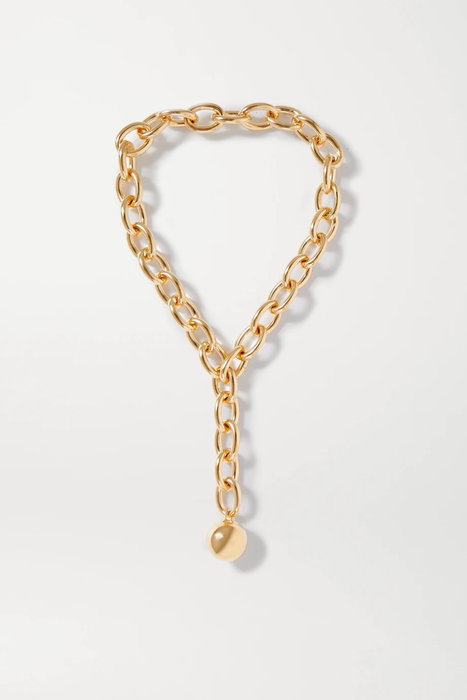 유럽직배송 보테가베네타 BOTTEGA VENETA Gold-plated necklace 665933303566108