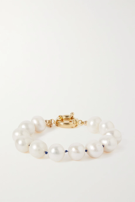 유럽직배송 엘리우 팔찌 ÉLIOU Bimmie gold-tone pearl bracelet 27086482324391014