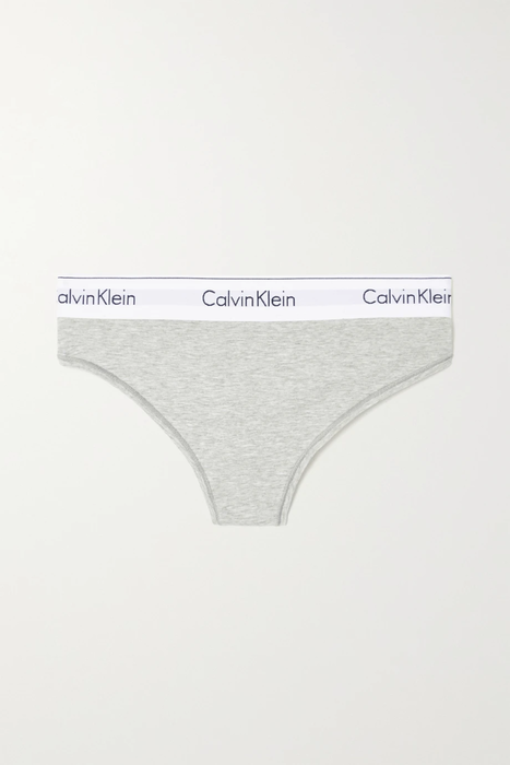 유럽직배송 캘빈클라인 CALVIN KLEIN Modern Cotton Plus stretch-cotton and modal-blend thong 3589493616342501