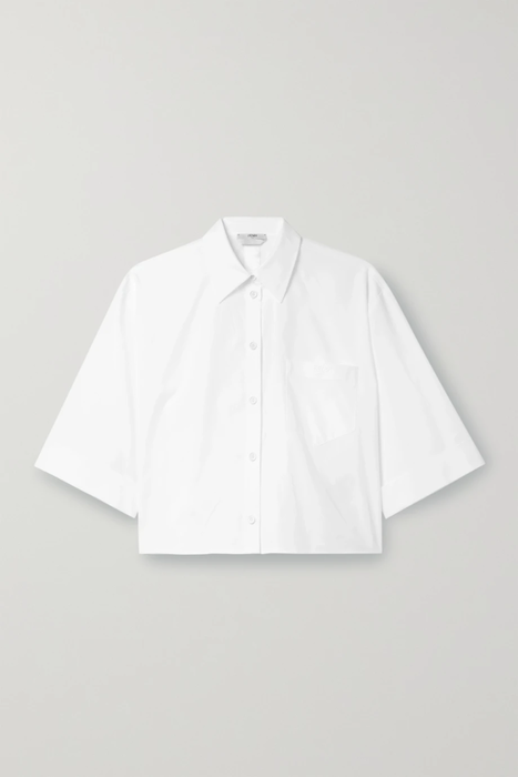 유럽직배송 펜디 셔츠 FENDI Cropped cotton-poplin shirt 10163292707021801