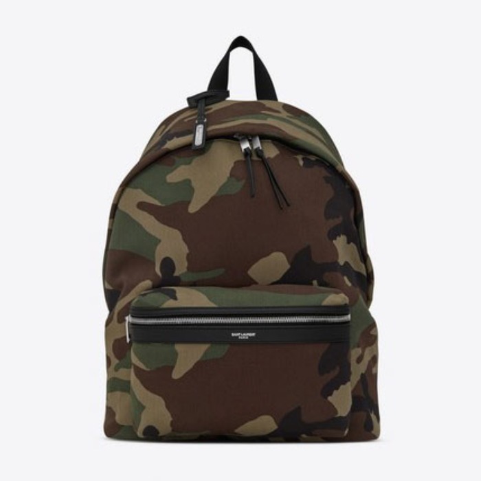 유럽직배송 입생로랑 SAINT LAURENT CITY backpack in camouflage print gabardine 534967GL08F3066