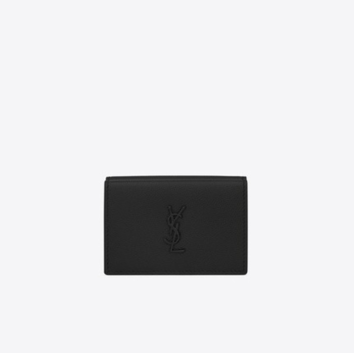 유럽직배송 입생로랑 SAINT LAURENT MONOGRAM tiny wallet in grain de poudre embossed leather 529976BTY7U1000