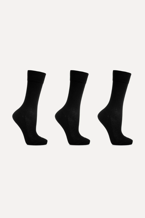 유럽직배송 팔케 FALKE Set of three cotton-blend socks 17957409496397396
