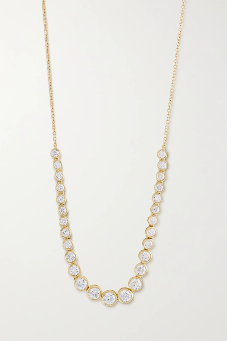 유럽직배송 스톤앤스트랜드 목걸이 STONE AND STRAND Let It Slide 10-karat gold diamond necklace 8008779905612052