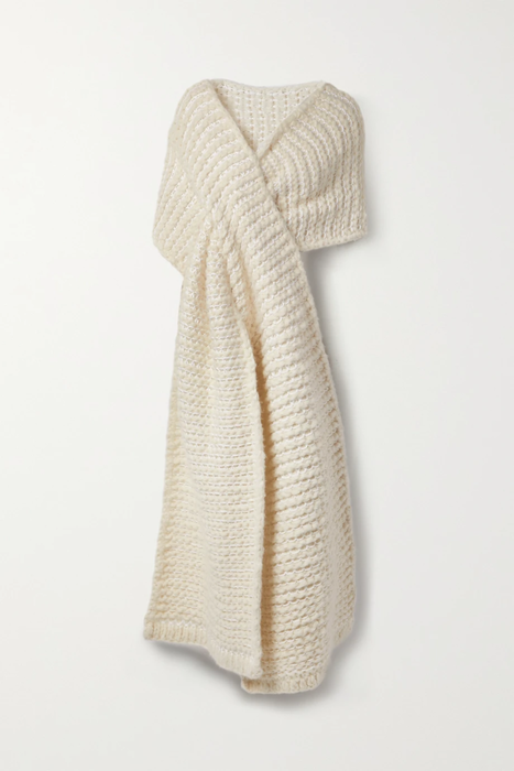 유럽직배송 더로우 스카프 THE ROW Devra cashmere, wool and silk-blend scarf 17266703523624150