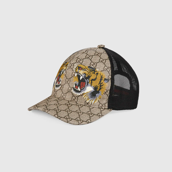 유럽직배송 구찌 GUCCI Gucci Tigers print GG Supreme baseball hat 4268874HB132160