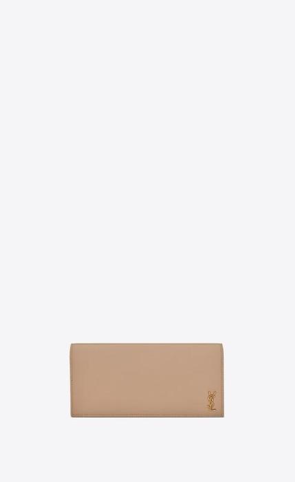 유럽직배송 입생로랑 장지갑 SAINT LAURENT tiny monogram continental wallet in grained leather 63554215B0W2721