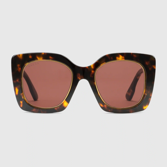 유럽직배송 구찌 GUCCI Gucci Oversize square-frame sunglasses 691318J07402323