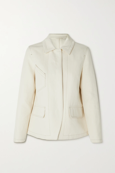 유럽직배송 막스마라 자켓 MAX MARA Foglia cotton and linen-blend jacket 32027475399365355