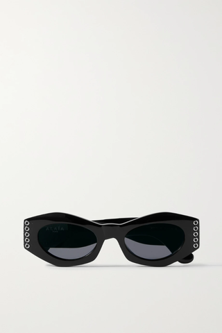 유럽직배송 알라이아 선글라스 ALAÏA Oval-frame acetate sunglasses 38063312419904548