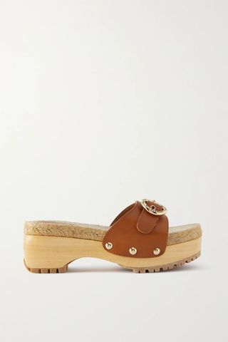 유럽직배송 씨바이 끌로에 SEE BY CHLOÉ Viviane buckled leather platform sandals 33258524072505297