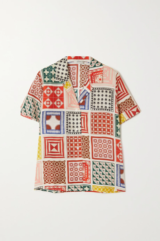 유럽직배송 오로톤 셔츠 OROTON Printed silk-twill shirt 33258524072717277