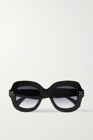 유럽직배송 알라이아 선글라스 ALAÏA Oversized square-frame acetate sunglasses 38063312419904549