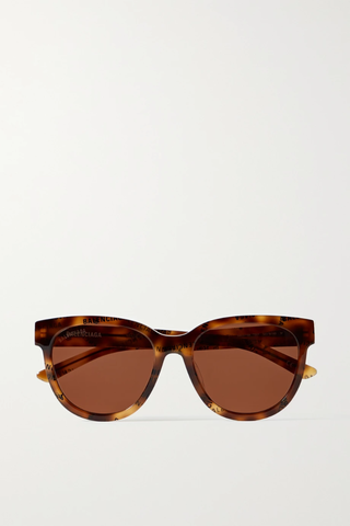 유럽직배송 발렌시아가 선글라스 BALENCIAGA EYEWEAR Block D-frame printed tortoiseshell acetate sunglasses 38063312420069646
