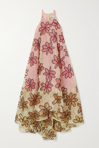유럽직배송 아쉬시 원피스 ASHISH Daisy Cloud embellished organza and tulle maxi dress 36856120585160841