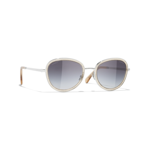 유럽직배송 샤넬 선글라스 CHANEL Round Sunglasses A71461X02570L4756