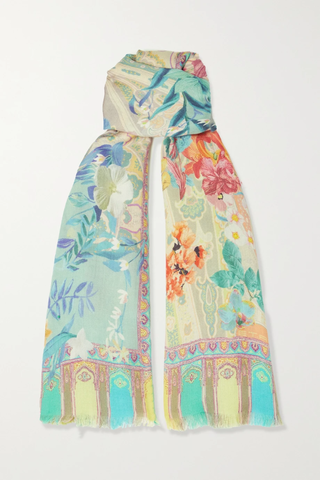 유럽직배송 에트로 스카프 ETRO Calcutta printed cashmere and silk-blend scarf 43769801096441620