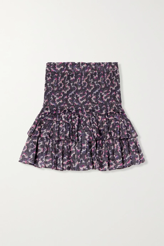 유럽직배송 이자벨마랑에뚜왈 미니스커트 ISABEL MARANT ÉTOILE Naomi shirred tiered floral-print organic cotton-voile mini skirt 43769801094941621