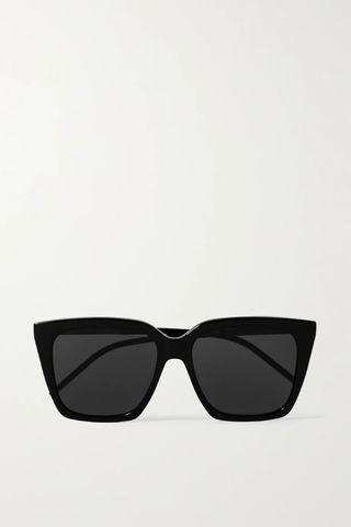 유럽직배송 생로랑 선글라스 SAINT LAURENT EYEWEAR Oversized D-frame acetate sunglasses 1647597284392540