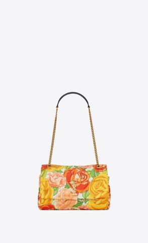 유럽직배송 입생로랑 숄더백 SAINT LAURENT jamie medium chain bag in printed floral silk 515821FAAO76293