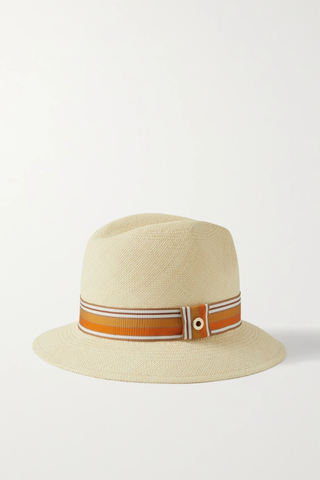 유럽직배송 로로피아나 LORO PIANA The Suitcase Stripe Ingrid grosgrain-trimmed toquilla straw Panama hat 1647597284074154
