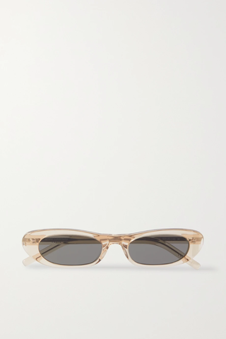 유럽직배송 생로랑 선글라스 SAINT LAURENT EYEWEAR Oval-frame acetate sunglasses 1647597289029297