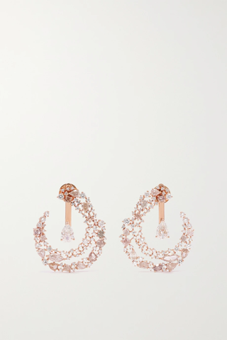 유럽직배송 ANANYA 18-karat rose gold diamond earrings 1647597288668522