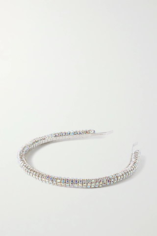 유럽직배송 PEARL OCTOPUSS.Y Crystal-embellished silver-tone headband 1647597282948432