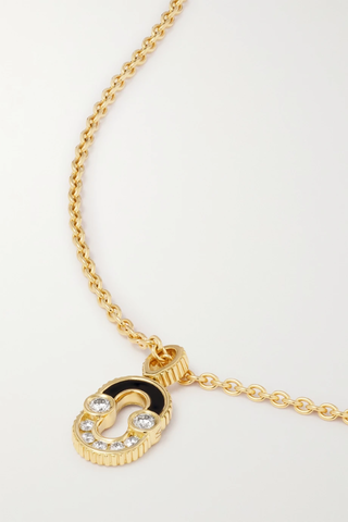 유럽직배송 빌티에 목걸이 VILTIER Magnetic 18-karat gold, onyx and diamond necklace 36856120585606953